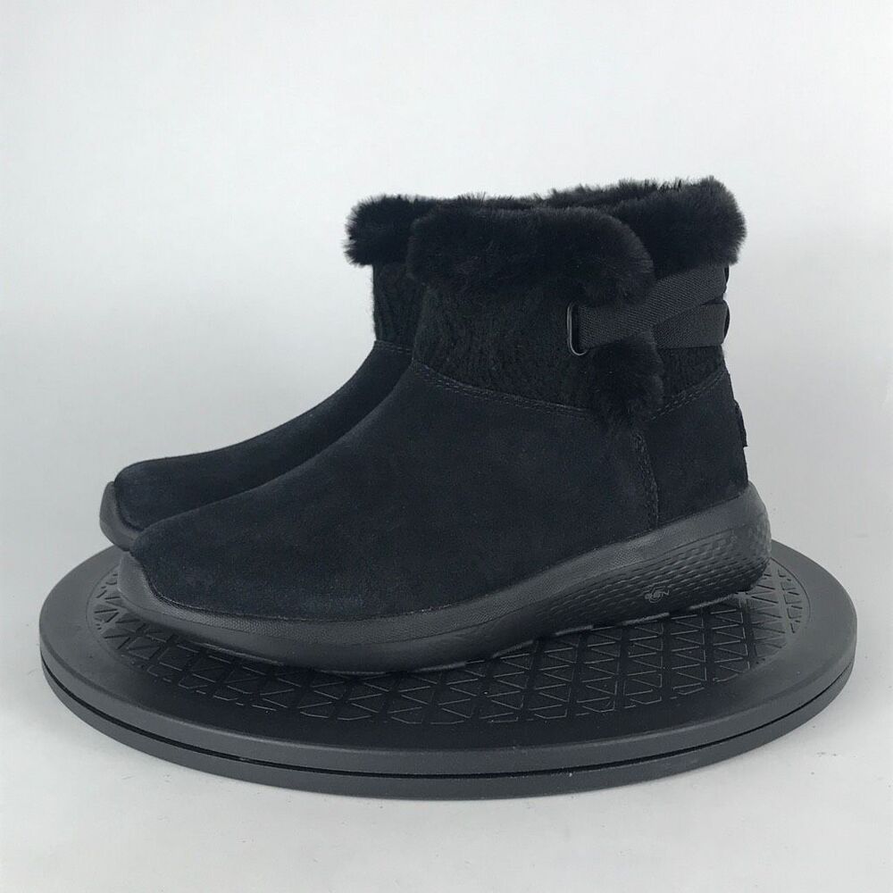 Skechers Women's Black Fur-Lined Athletic Shoes